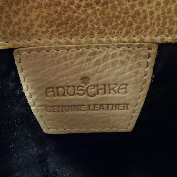 Anuschka Crossbody Shoulder Bag Abstract Purse Ziparound Organizer Compartment - Picture 7 of 7